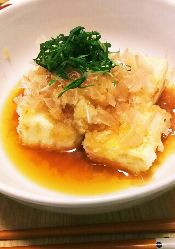 簡単！揚げずにすぐ出来る！揚げ出し豆腐♪-レシピのメイン写真