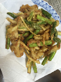 新生姜とアスパラ豚肉のかき揚げ-レシピのメイン写真