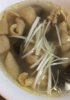 ☆生姜の鶏皮スープ☆-レシピのメイン写真