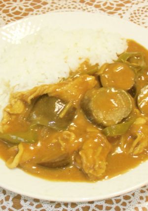 茄子と生姜のポークカレー-レシピのメイン写真