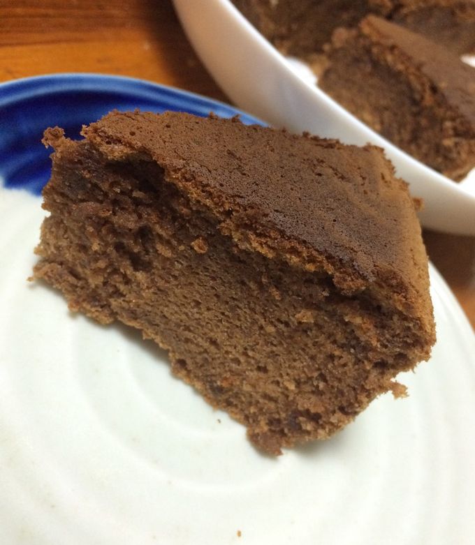 だんご粉でチョコレートシフォンケーキ＊-レシピのメイン写真