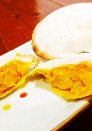 餃子の皮でかぼちゃの簡単パイ-レシピのメイン写真