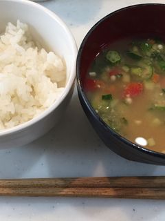 暑い夏に!さっぱり冷たい味噌汁(冷や汁)-レシピのメイン写真