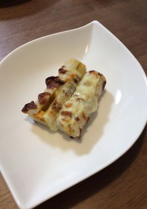 ちくわチーズ焼き〜カレーマヨ人参詰め〜-レシピのメイン写真