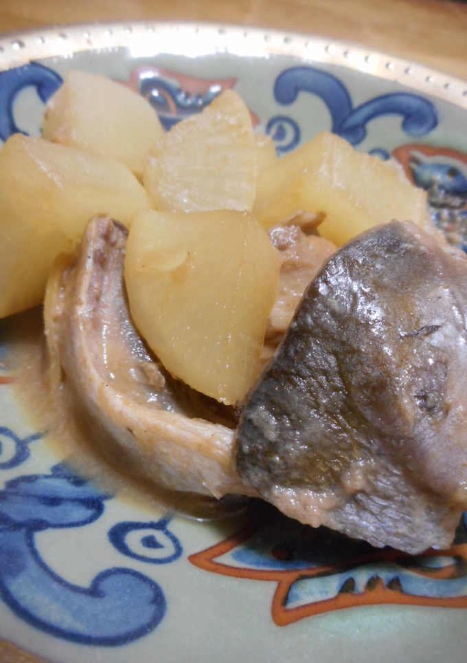 ぶりあらと大根のみそ煮-レシピのメイン写真