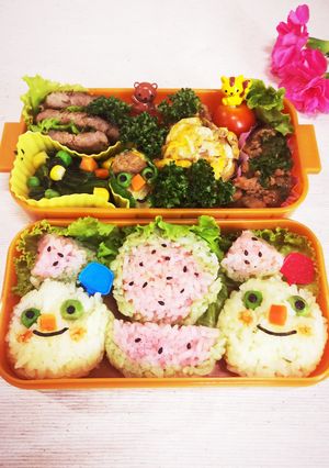 スイカおにぎり弁当-レシピのメイン写真