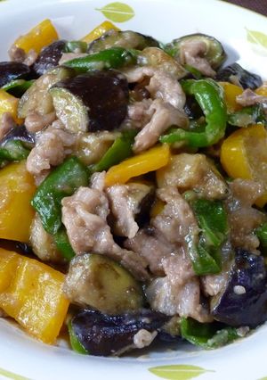簡単！夏野菜＆豚肉炒め-レシピのメイン写真