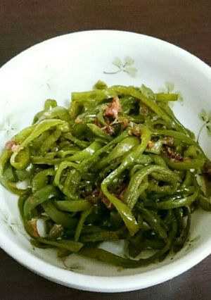 夏の常備菜☆ピーマンのめんつゆ煮-レシピのメイン写真