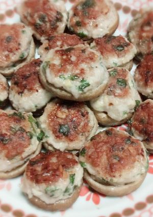 大葉入り♪椎茸の肉詰め-レシピのメイン写真