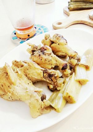手羽のカレー風味レモングラス煮込み-レシピのメイン写真