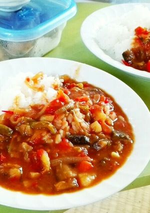 ベジより☆夏野菜どたっぷりカレー#マクロ-レシピのメイン写真