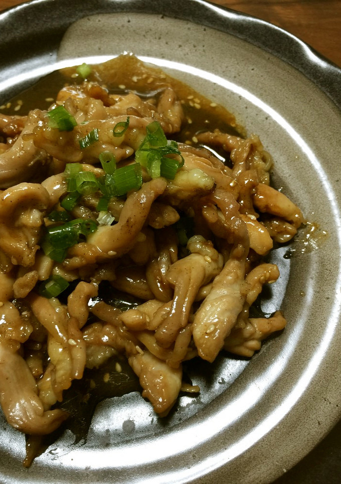 簡単うまい。鶏せせり肉の照り焼き。-レシピのメイン写真