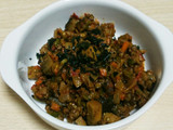 高野豆腐とごぼうの和風カレー