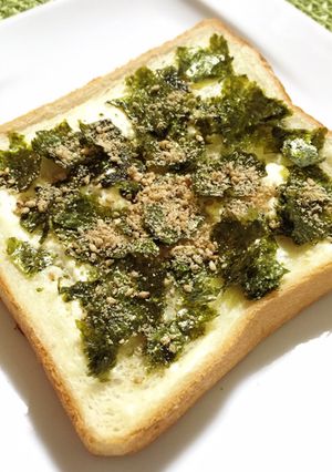 サワークリームの海苔胡麻トースト-レシピのメイン写真