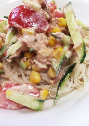 簡単！サラダ素麺★-レシピのメイン写真