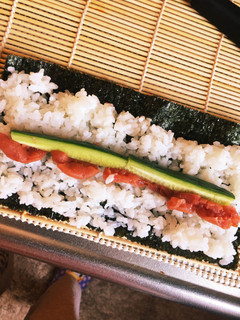 夏にさっぱり梅キュー巻-レシピのメイン写真