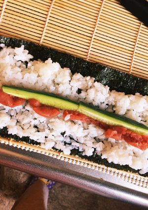 夏にさっぱり梅キュー巻-レシピのメイン写真