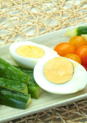 夏野菜とゆで卵の甘酒ピクルス-レシピのメイン写真