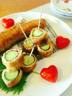 驚きの新食感☆2種類の胡瓜フライ-レシピのメイン写真