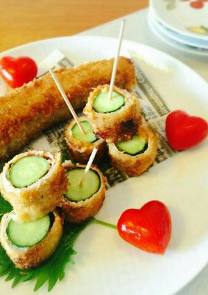 驚きの新食感☆2種類の胡瓜フライ-レシピのメイン写真