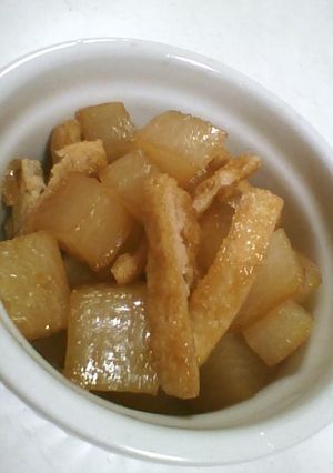 大根と油揚げ甘辛炒め-レシピのメイン写真