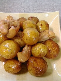 揚げじゃがいもと鶏肉の照り煮♪-レシピのメイン写真