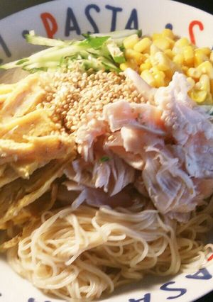 夏休み★ゴマだれ買わなくてもゴマだれ素麺-レシピのメイン写真