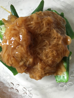 おくらのなめ茸がけ-レシピのメイン写真