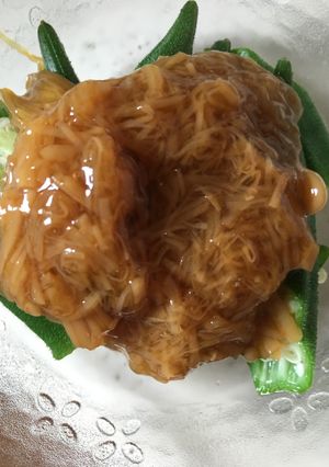 おくらのなめ茸がけ-レシピのメイン写真