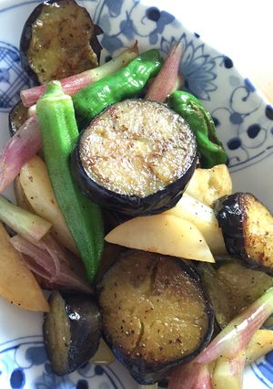夏野菜の炒め-レシピのメイン写真