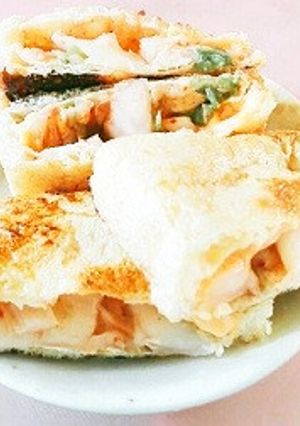 自力で焼いて!!キムチ・チーズ入り油揚げ-レシピのメイン写真