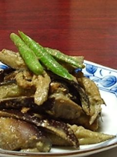 茄子とインゲンの胡麻和え-レシピのメイン写真