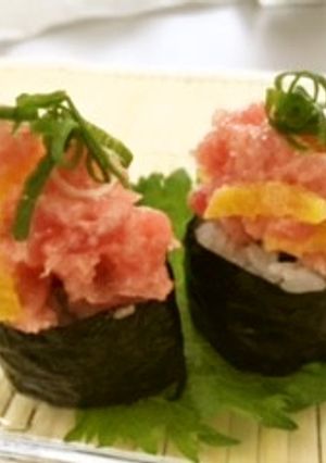 にぎらないお寿司★トロたくにぎらずし-レシピのメイン写真
