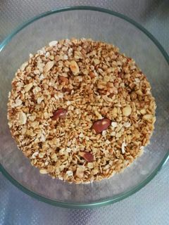 フライパンで作るメープルグラノーラ-レシピのメイン写真