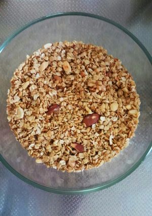 フライパンで作るメープルグラノーラ-レシピのメイン写真