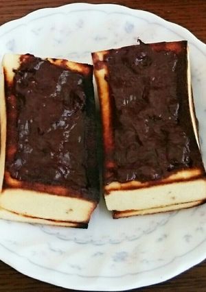 高野豆腐でチョコバナナタルト風-レシピのメイン写真