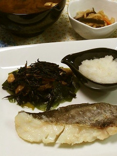 鱈の塩麹漬けグリル焼き定食-レシピのメイン写真