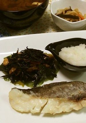 鱈の塩麹漬けグリル焼き定食-レシピのメイン写真