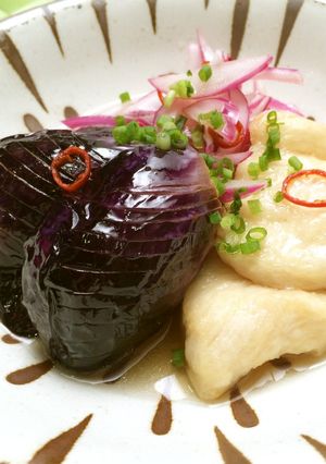 美人レシピ・ヘタ紫なすと鶏肉の南蛮漬け-レシピのメイン写真