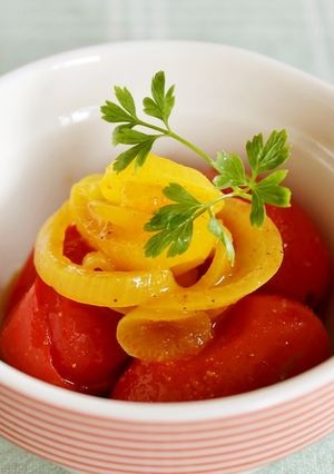 さっぱり美味！アイコトマトのカレーマリネ-レシピのメイン写真