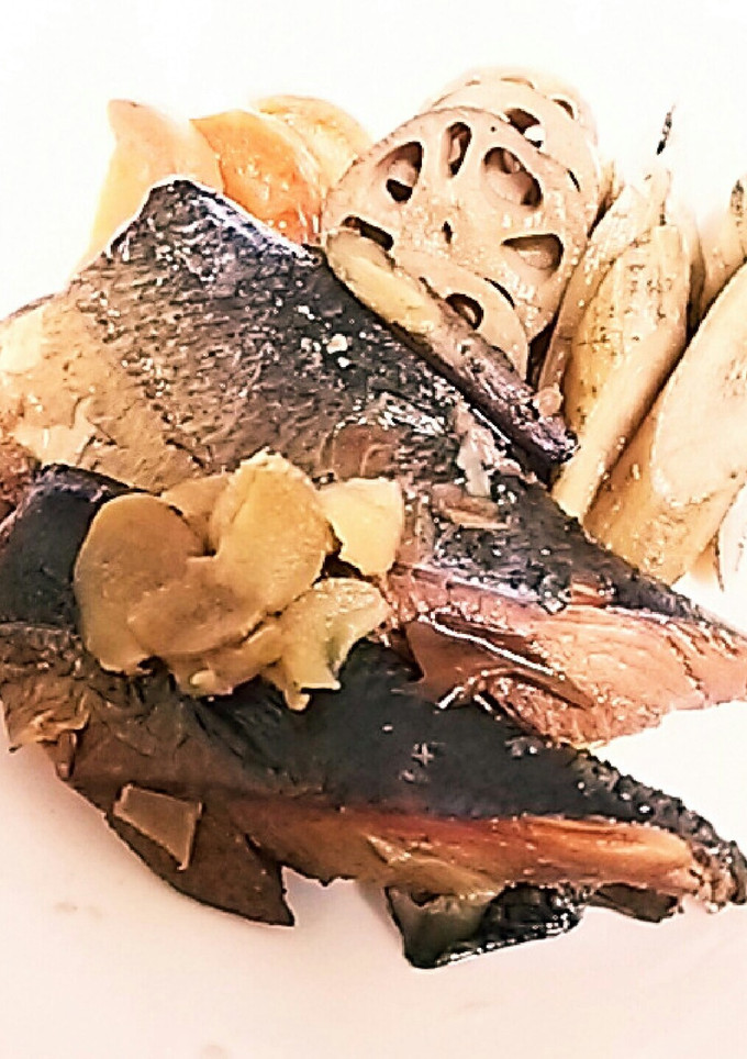 鮭のあらのうま煮-レシピのメイン写真