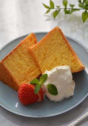 甘酒シフォンケーキ-レシピのメイン写真