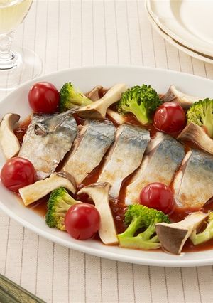 フライパンで簡単！さばのトマトパッツァ-レシピのメイン写真