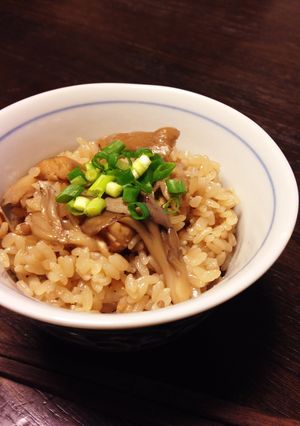 あっさり美味しい☆舞茸の炊き込みご飯-レシピのメイン写真