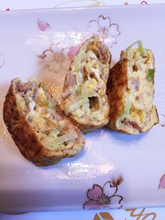 肉じゃがの煮汁で☆ネギとツナの卵焼き-レシピのメイン写真
