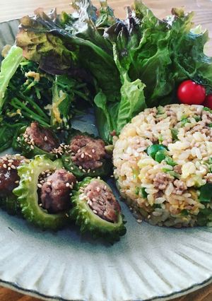 子供も食べれる苦くないゴーヤ炒飯♡-レシピのメイン写真