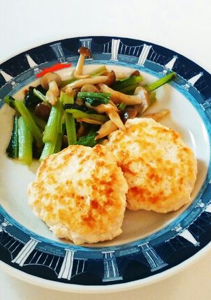 豆腐と鶏むね肉で低糖質☆ハンバーグ-レシピのメイン写真