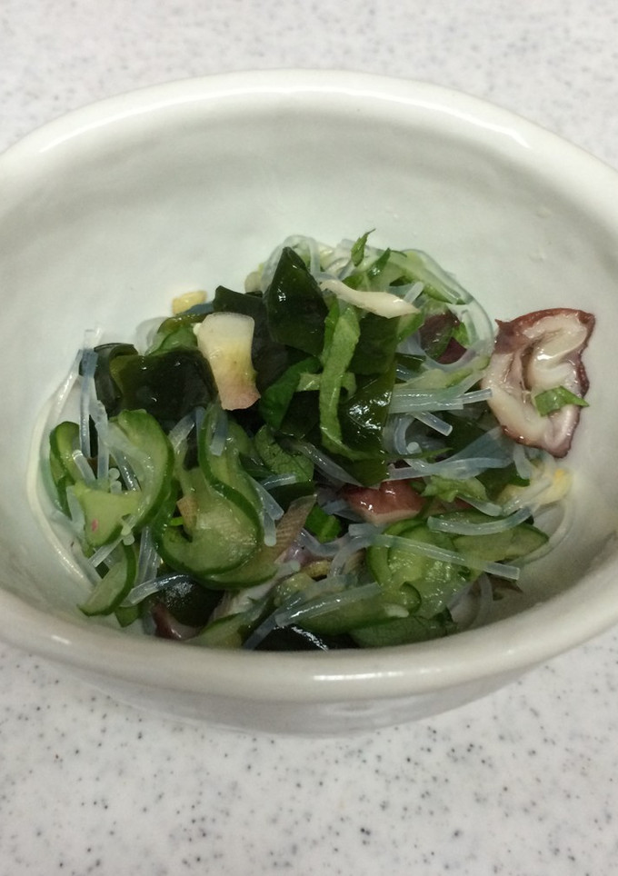 青じそとみょうがたっぷり酢の物-レシピのメイン写真