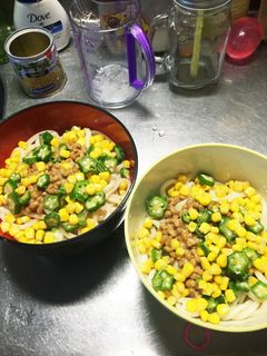 冷やしねばトロうどん-レシピのメイン写真