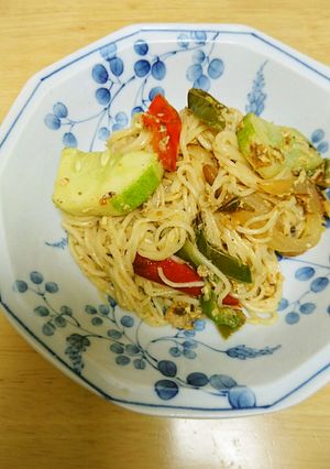 そうめんチャンプルー♪-レシピのメイン写真